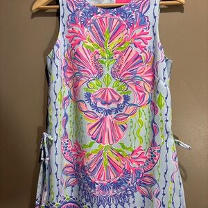 Lilly Pulitzer Pink and Green Mini Dress